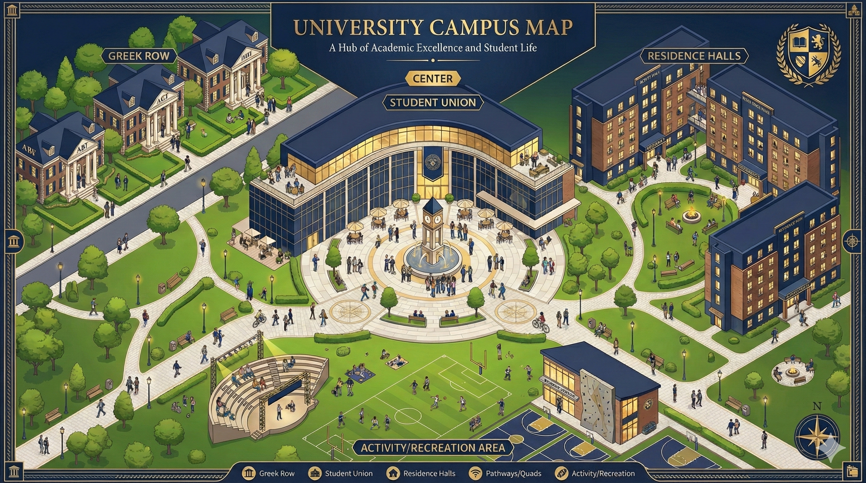 Campus Commandos Infrastructure Map